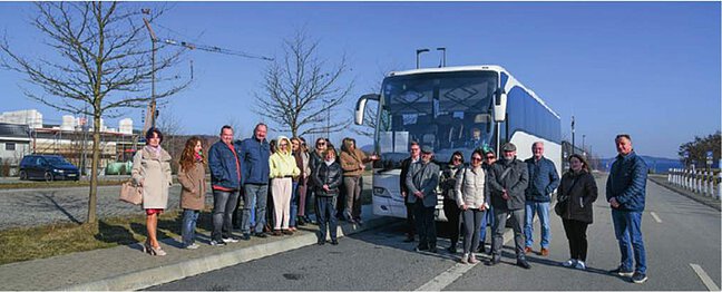 Gruppenfoto mit unseren Projektteilnehmer-Gästen aus
Wegliniec /Kohlfurt (Polen) am Berzdorfer See am 28.02.2026. Gruppenfoto mit unseren Projektteilnehmer-Gästen aus Wegliniec /Kohlfurt (Polen) am Berzdorfer See